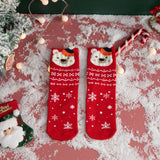 CHRISTMAS SOCKS ELK OLD MAN SOCKS_CWMS0625