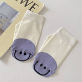 NEW HOT STAMPING SMILEY FACE SOCKS_CWMS0954