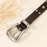 Women Y2K Star Studded Cute Pin Buckle Belt_Cwabe1234