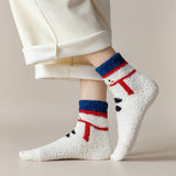 Women Christmas Warm Coral Velvet Socks_Cwms0335