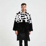 LEOPARD SHERPA HOODIE BLANKET PULLOVER FOR WINTER_CWAHA6520