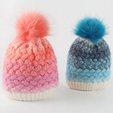 CHILDRENS KNITTED HAT AND GLOVES TWO PIECE SET_CWMM2871