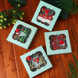 CHRISTMAS HAIR CLIP GLASSES SET KIDS GIFT 4PCS_CWMM1917