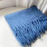 SOFT MOHAIR FEEL SCARF COZY WINTER WRAP_CWASC0323