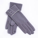 Warm Fleece Windproof Breathable Womens Gloves_Cwmm1539