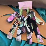 BOHO HANDMADE TASSEL BOW EARRINGS LONG CHIC_CWMM6190