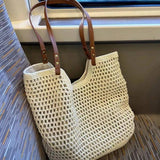 Cwab4838_Large Capacity Beach Leisure Shoulder Tote Bag