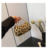 Leopard Print Fashionable Single-Shoulder Bag