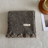 SOFT KNIT SCARF THICK TASSEL WINTER WARM WRAP_CWASC2292