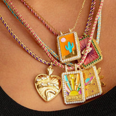 EXQUISITE VINTAGE SNAKE SHAPE ZIRCONIA NECKLACE_CWMM3826