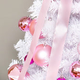 PINK RIBBON TREE TOPPER ORNAMENT SET_CWAJE5301