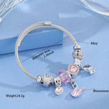 Trendy Silver Stainless Steel Adjustable Bracelet_Cwmm8591