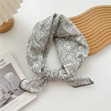 COTTON LINEN SQUARE SCARF FOR WOMEN S NECK WRAP_CWMS0672