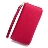 Zipper Tassel Anti-Theft Brush Leather Wallet_Cwab3731