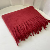 SOFT MOHAIR FEEL SCARF COZY WINTER WRAP_CWASC0323