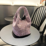 PORTABLE BUCKET BAG ELEGANT RHINESTONE EVENING BAG_CWAB3586