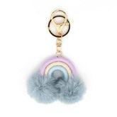 KEYCHAIN COTTON WOVEN CAR PENDANT BOHO POM POM_CWAB5017