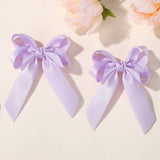 HANDMADE DOUBLE RIBBON BOW BABY HAIR CLIP_CWAHA6729
