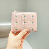 Cute Embroidered 2-Fold Wallet For Women_Cwab06256