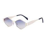 IRREGULAR METAL SUNGLASSES WITH WIDE TEMPLES_CWASG0594