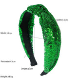 Red Green Xmas Headband Sequin Party Accessory_Cwaje05878