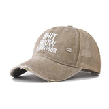 NEW OUTDOOR VISOR LETTER PRINT TRUCKER HAT_CWAH1368