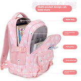 GIRLS BACKPACKS FOR SCHOOL 3 PIECE HEART DESIGN_CWAB5390