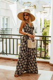 V-Neck Sleeveless Halter Print Boho Long Dress_Cwdmd4498
