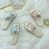 CHEONGSAM BUTTONED PLUSH OPEN TOE HOME SLIPPERS_CWMM2987