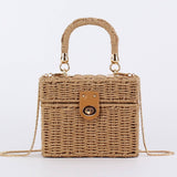 DUAL PURPOSE LEISURE PAPER ROPE WOVEN BAG_CWAB4713