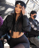 Standing Collar Short Jacket Warm Bread Jacket