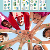 EARTH DAY GREEN PLANT FACE TATTOOS WATERPROOF_CWMM8252 MATE