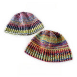 2 6 YEARS OLD KNITTED HAT MIXED COLOR BUCKET HAT_CWAH2048