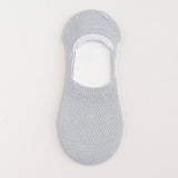 MESH SOLID NO SHOW SOCKS FOR BREATHABLE SUMMER_CWMS068