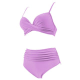 HIGH WAIST BIKINI SET SEXY PUSH UP SWIMSUIT_CWMW0152