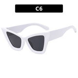 Uv Protection Large Frame Cat Eye Sunglasses_Cwasg0314