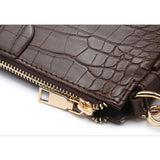 CROCODILE PATTERN ZERO WALLET SHOULDER BAG_CWAB1392