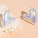FAUX PEARL DESIGN STUD EARRINGS_CWAJE0449