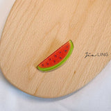 CHILDRENS WATERMELON CARROT HAIR CLIP_CWAHA1835