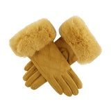 FASHIONABLE PLAID TOUCH SCREEN ADULT GLOVES_CWAG0383