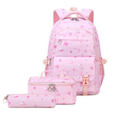 BACKPACKS FOR SCHOOL 3 PIECE FLORAL SET GIRLS_CWAB5460