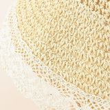 SUMMER VACATION BEACH SUN HAT STRAW HAT_CWAH1406