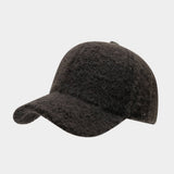 Winter Furry Baseball Cap Women Warm Casual Hat_Cwah04728