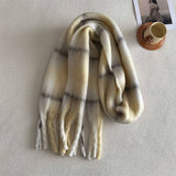 DESIGNER SOFT PLAID FAUX CASHMERE SCARF FOR WINTER_CWASC2326