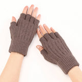 Warm Twist Short Fingerless Gloves_Cwag0115