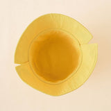 STYLISH WIDE BRIM BOW EMBROIDERED BUCKET HAT_CWAH1421