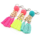 West Mia Style Tassel Keychain Womens Bag Pendant_Cwmm3559