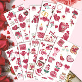 Valentine S Heart Tattoos Waterproof Single Use_Cwmm8242