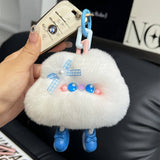 CUTE PLUSH CLOUD CAR KEYCHAIN BAG PENDANT_CWMM2585