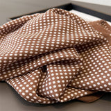 Elegant Polka Dot Herringbone Cotton Neck Scarf_Cwasc03432